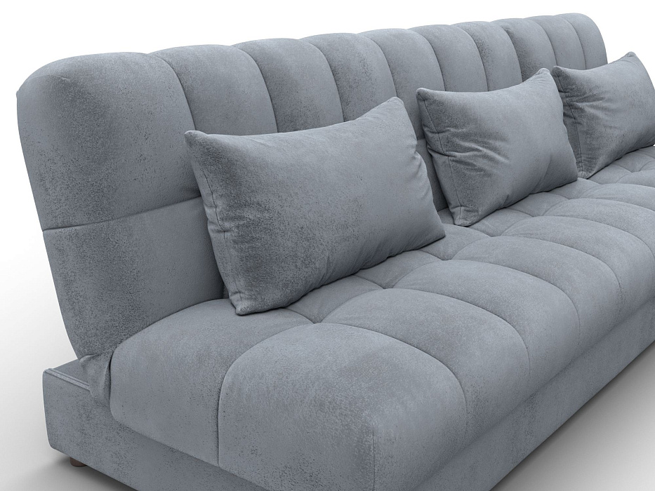 Диван угловой Лига-116 НПБ угол правый (tower 10 серый)