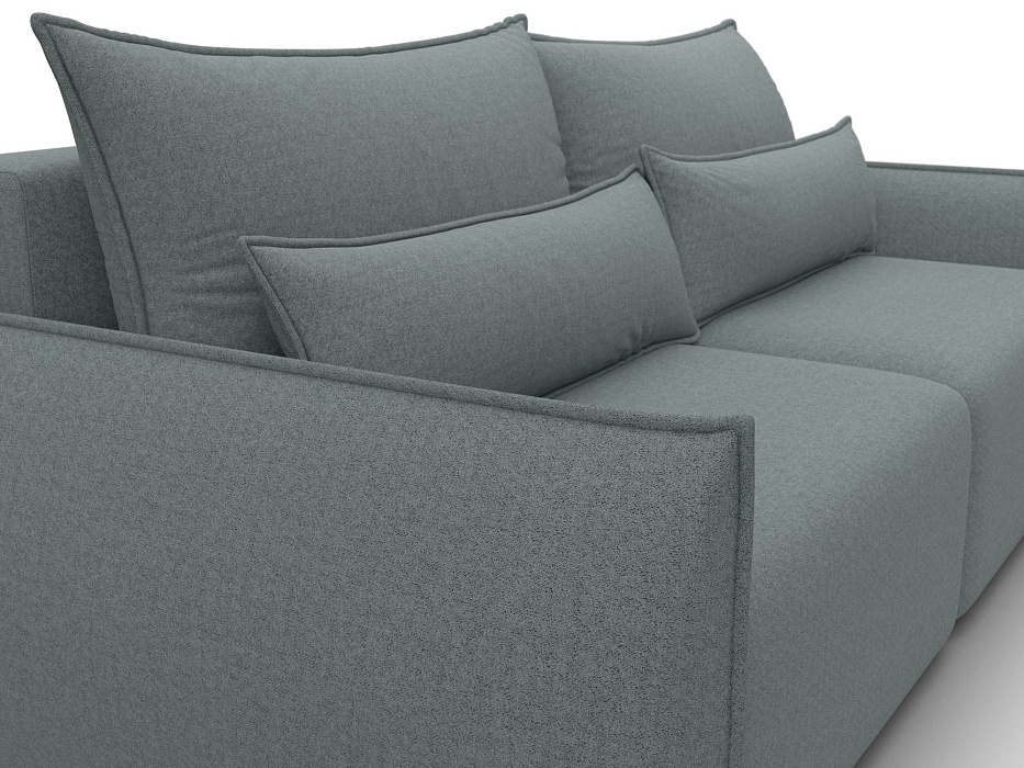 Диван прямой Лига-051 НПБ (амур 07 серый)