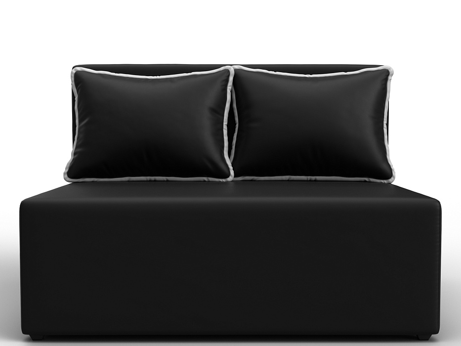 Диван прямой Лагуна (черный;белый)