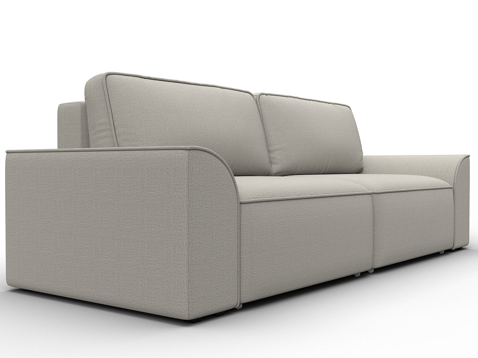 Диван прямой Лига-048 НПБ (амур 02 бежевый)