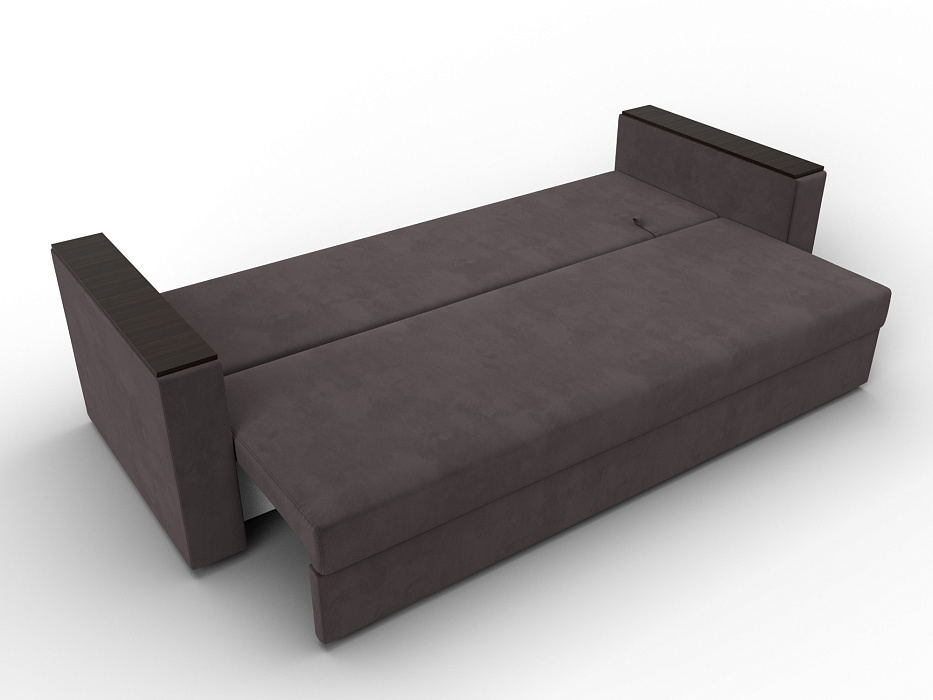 Диван прямой Атланта без стола (seven 727 коричневый)