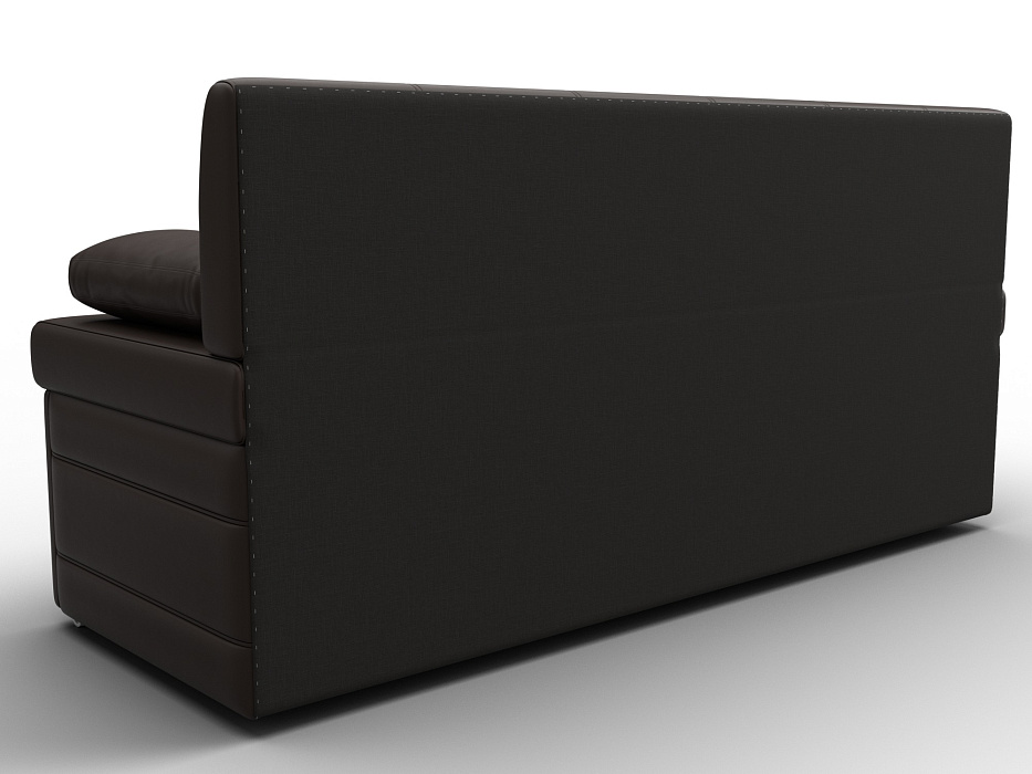 Диван кухонный прямой Лео (коричневый)