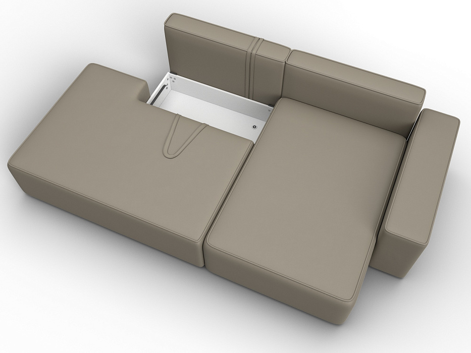 Диван угловой Лига-079 угол правый (grifon 04 бежевый)