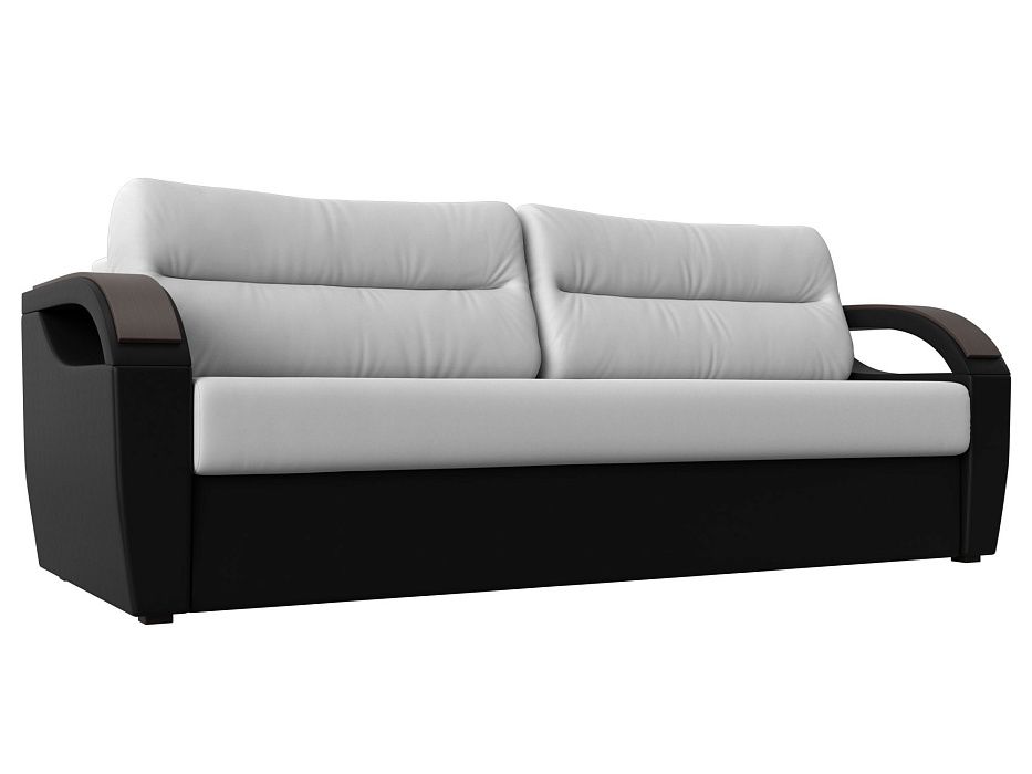 Прямой диван Форсайт (белый\черный цвет)