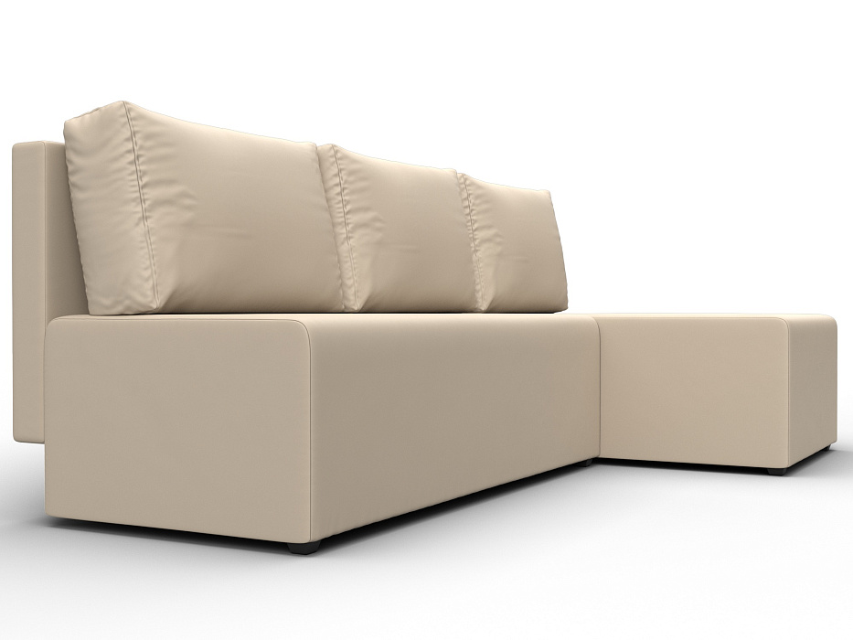 Диван угловой Поло правый угол (бежевый)