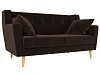 Прямой диван Брайтон 2 (коричневый цвет)