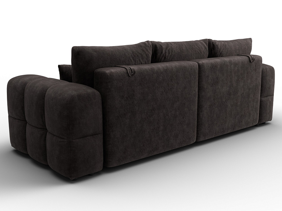 Диван прямой Лига-110 НПБ (brut 17 коричневый)