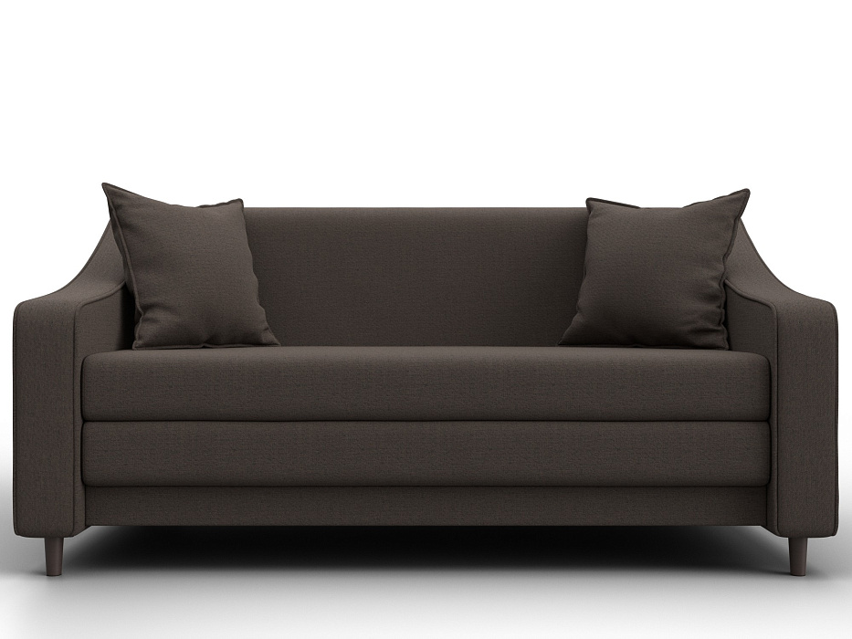 Диван прямой Лига-071 (амур 05 коричневый)