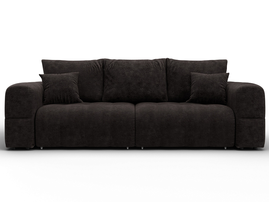 Диван прямой Лига-110 НПБ (brut 17 коричневый)