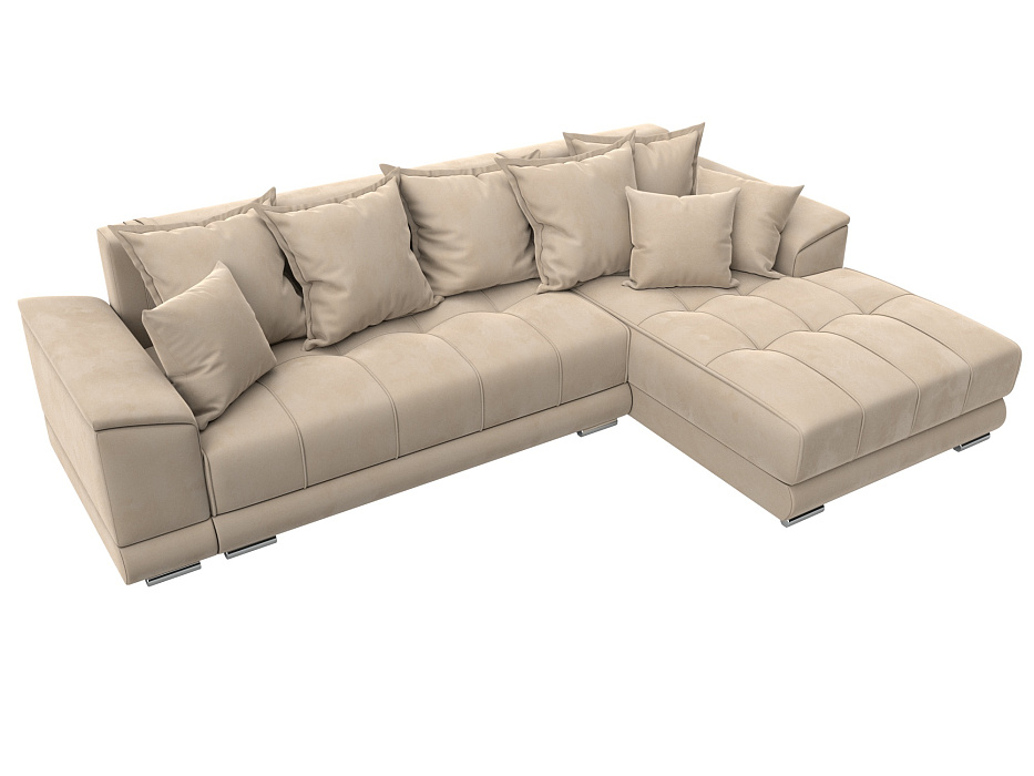 Диван угловой НордСтар правый угол (бежевый)