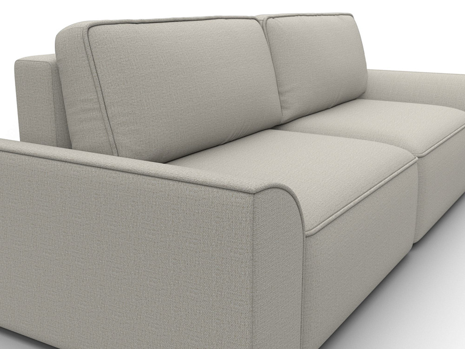 Диван прямой Лига-048 НПБ (амур 02 бежевый)