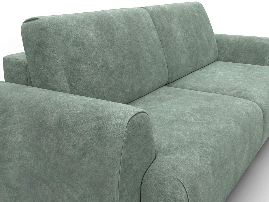 Диван прямой Лига-115 НПБ (brut 08 зеленый)