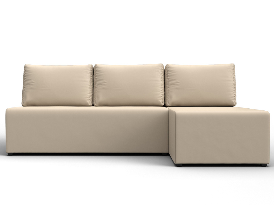 Диван угловой Поло правый угол (бежевый)
