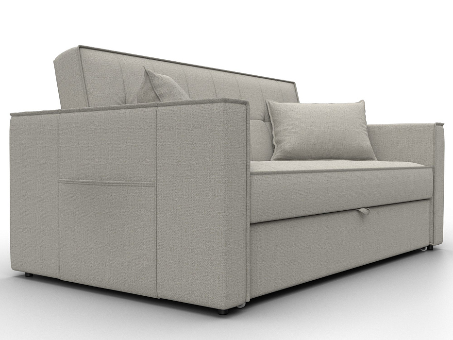 Диван прямой Лига-104 (140) (амур 02 бежевый)