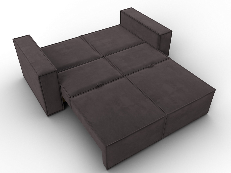 Диван прямой Куба мини (коричневый)