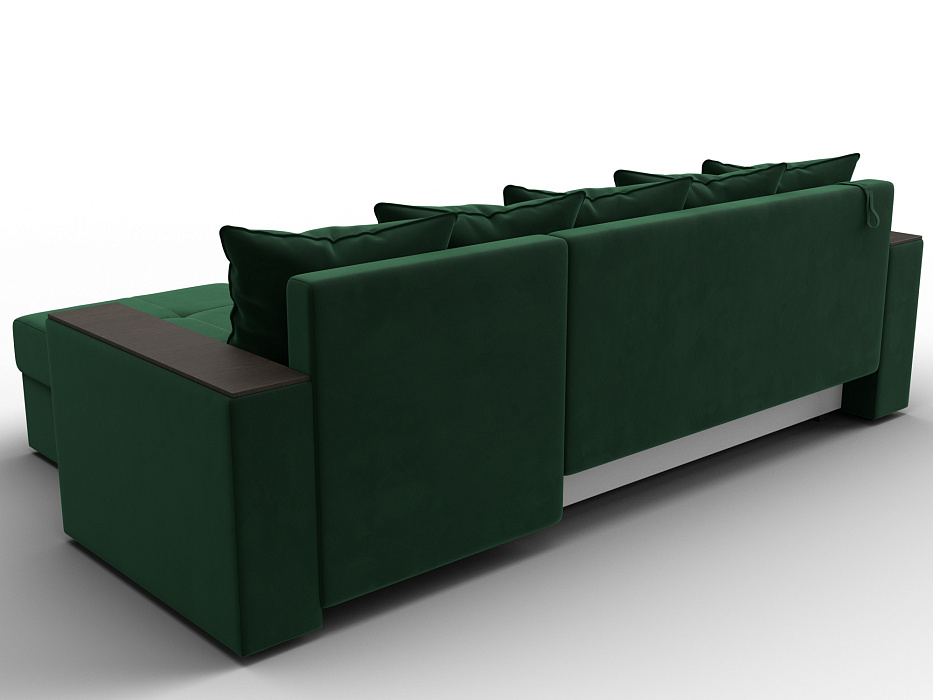 Диван угловой Дубай Лайт угол универсальный (seven 626 зеленый)
