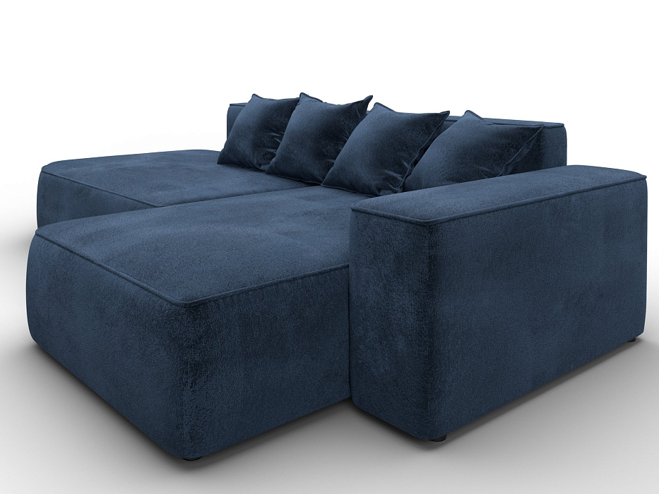 Диван угловой Лига-065 угол правый (tower 13 синий)