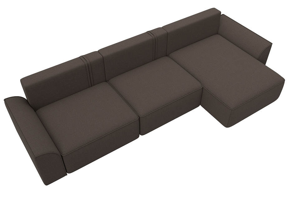 Диван угловой Лига-048 НПБ лонг (амур 05 коричневый) Диван угловой Лига-048 НПБ лонг (амур 05 коричневый)