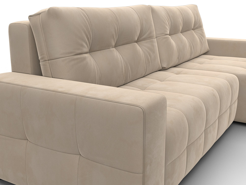 Диван угловой Лига-122 угол универсальный (seven 729 бежевый)