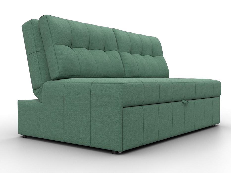 Диван прямой Лига-107 (140) (амур 11 зеленый)