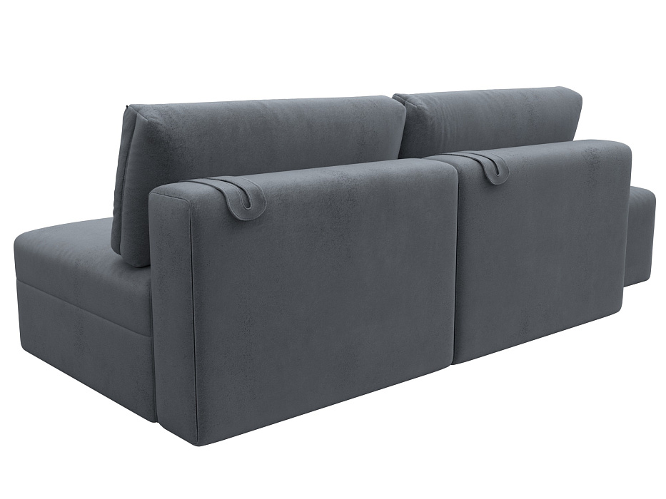 Диван прямой модульный с пуфом Лига-060 НПБ (tower 10 серый) Диван прямой модульный с пуфом Лига-060 НПБ (tower 10 серый)