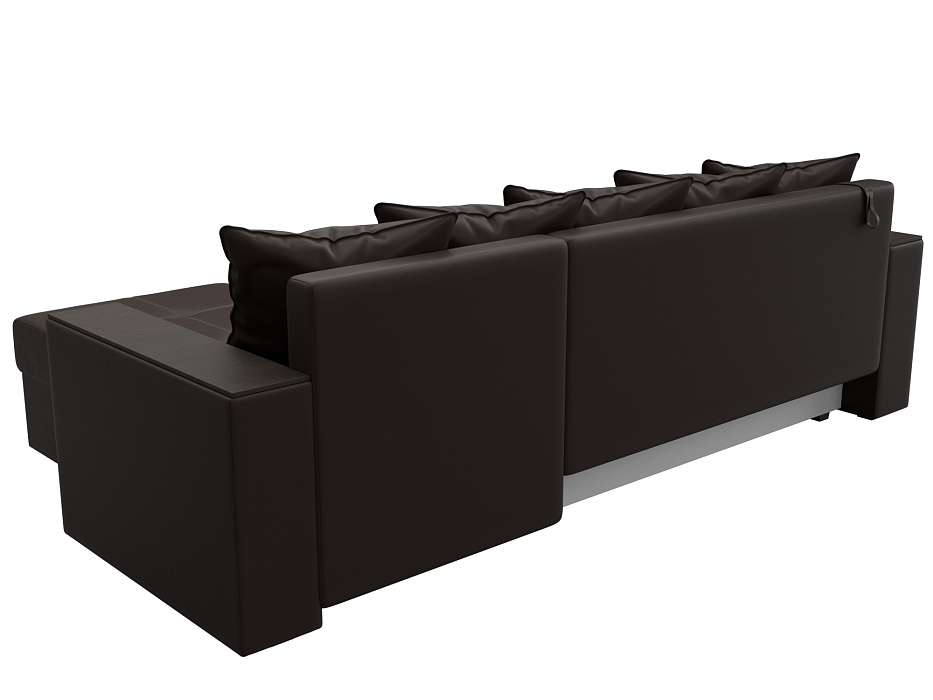 Диван угловой Дубай Лайт правый угол (коричневый)