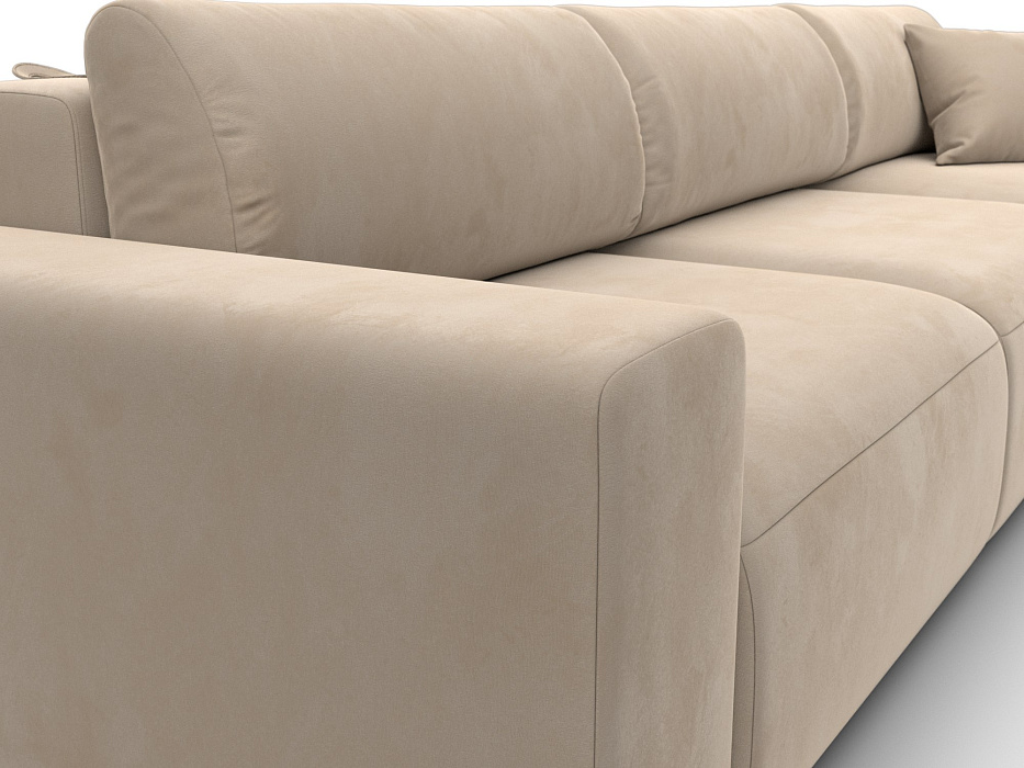 Диван угловой Лига-036 НПБ Классик Лонг правый угол (бежевый)