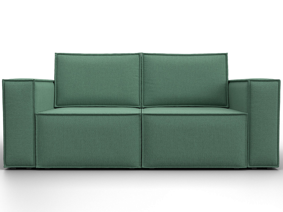 Диван прямой Куба мини (амур 11 зеленый)