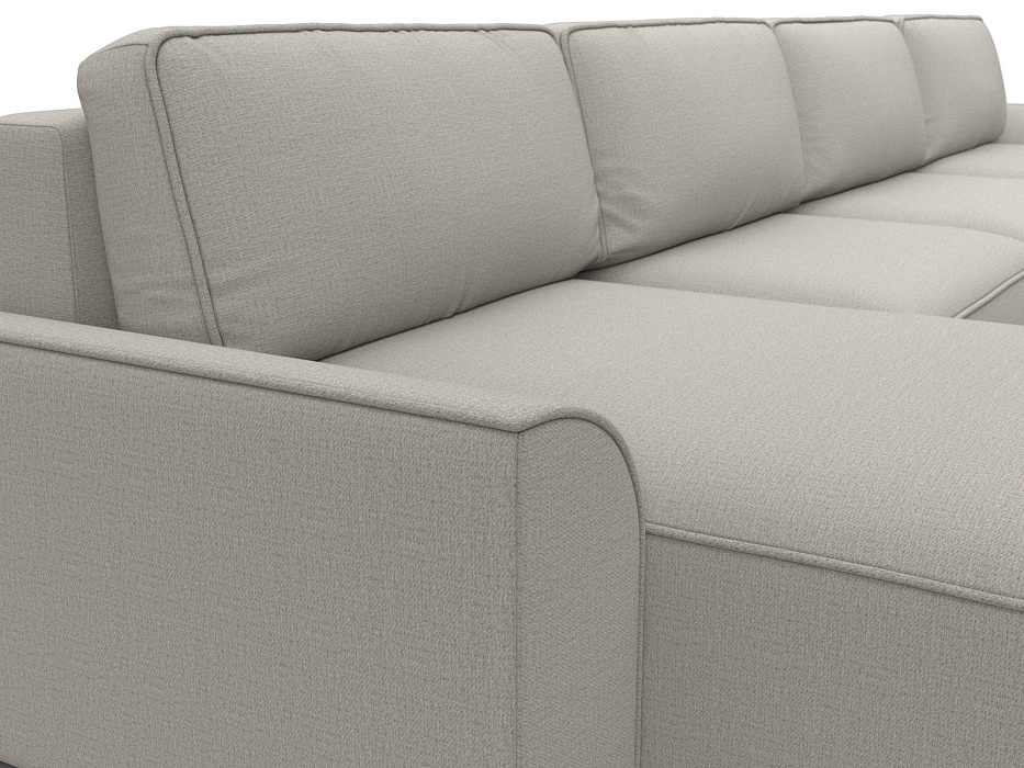 Диван П-образный Лига-048 НПБ лонг (амур 02 бежевый)