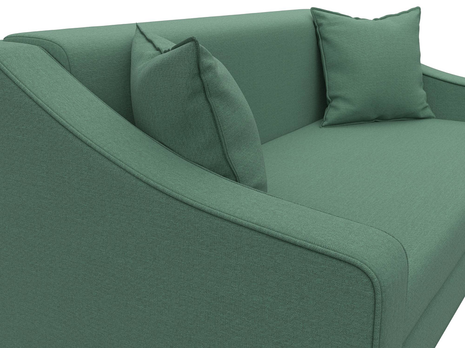 Диван прямой Лига-071 (амур 11 зеленый)