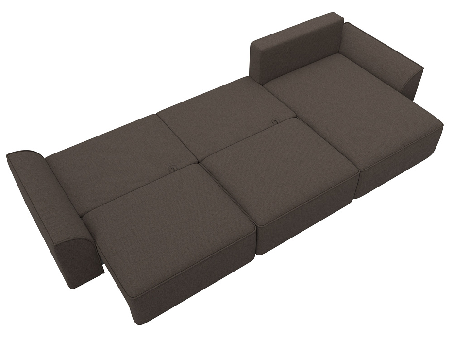 Диван угловой Лига-048 НПБ лонг (амур 05 коричневый) Диван угловой Лига-048 НПБ лонг (амур 05 коричневый)