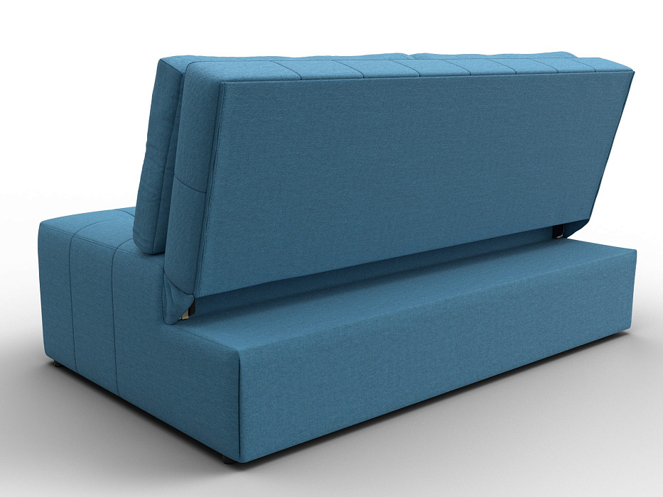 Диван прямой Лига-107 (140) (амур 10 голубой)