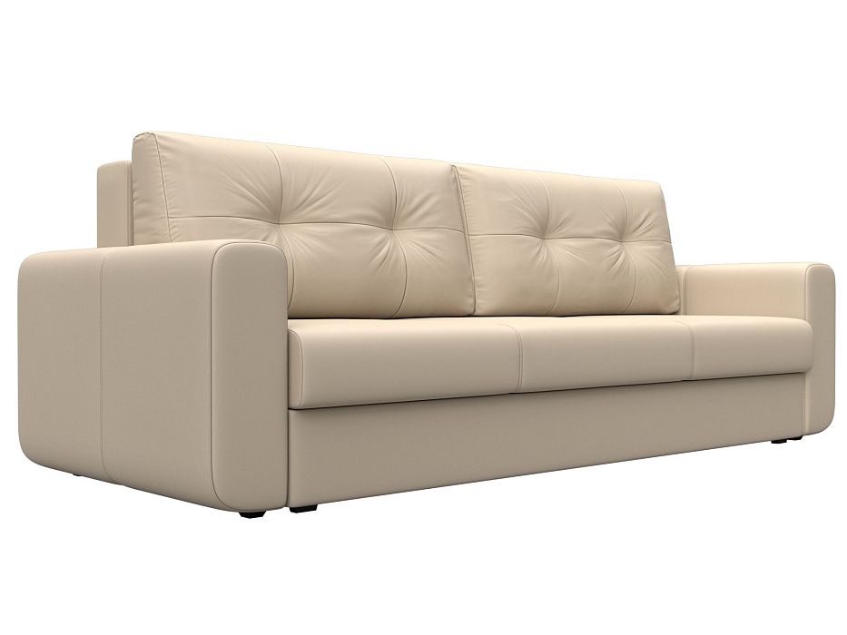 Прямой диван Лига-031 (бежевый цвет)
