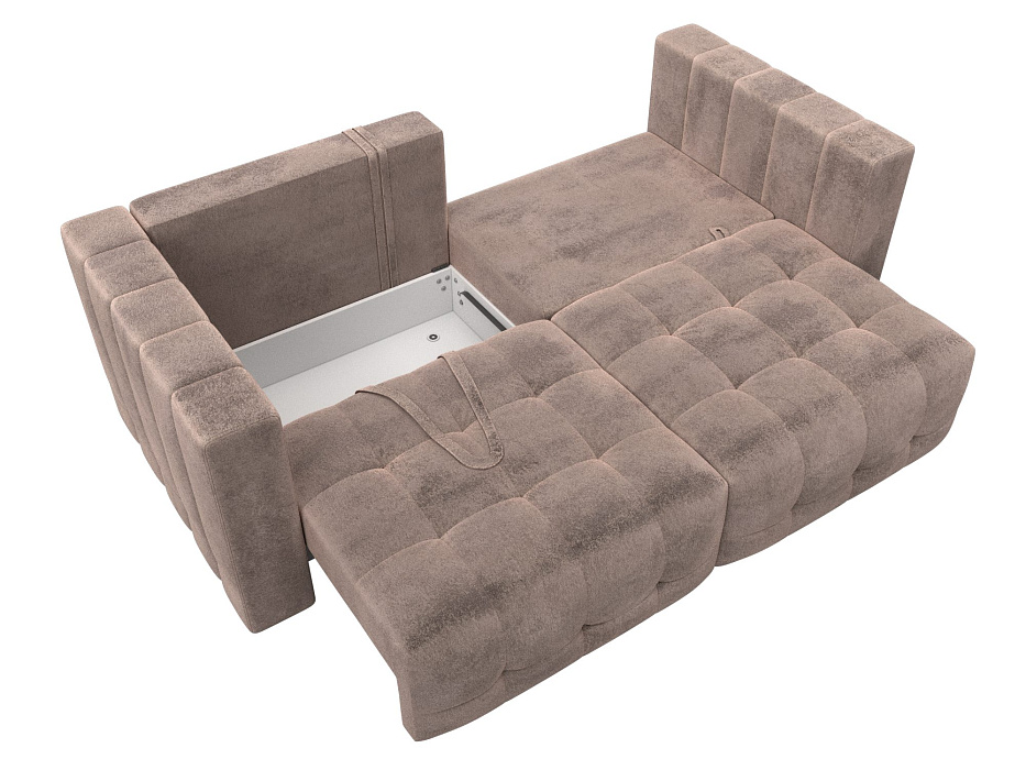 Диван прямой Лига-052 НПБ (tower 05 бежевый)