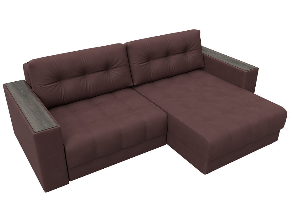 Диван угловой с декором Лига-049 НПБ (joly 09 бордовый) Диван угловой с декором Лига-049 НПБ (joly 09 бордовый)