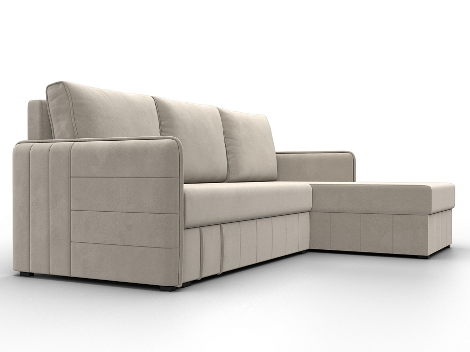 Диван угловой Слим угол универсальный (бежевый)