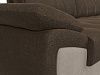 Угловой диван Нэстор прайм правый угол (коричневый\бежевый цвет)