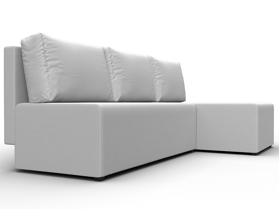 Диван угловой Поло правый угол (белый)