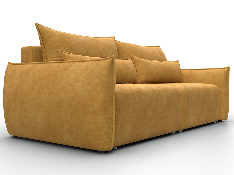 Диван прямой Лига-051 НПБ (brut 10 желтый)