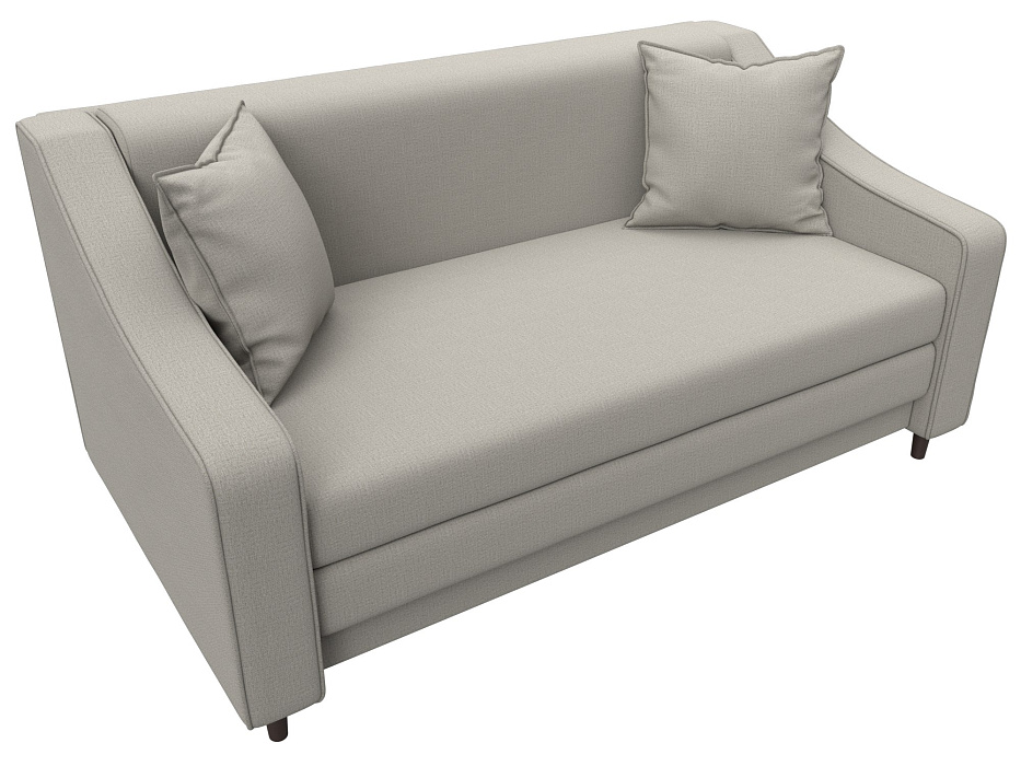 Диван прямой Лига-071 (амур 02 бежевый)