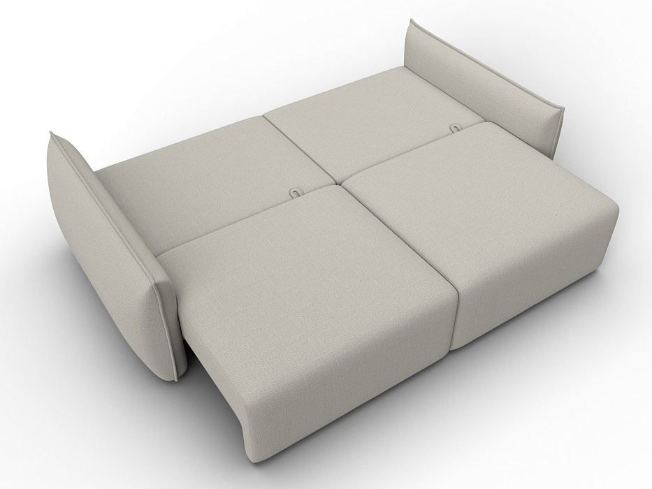 Диван прямой Лига-051 НПБ (амур 02 бежевый)