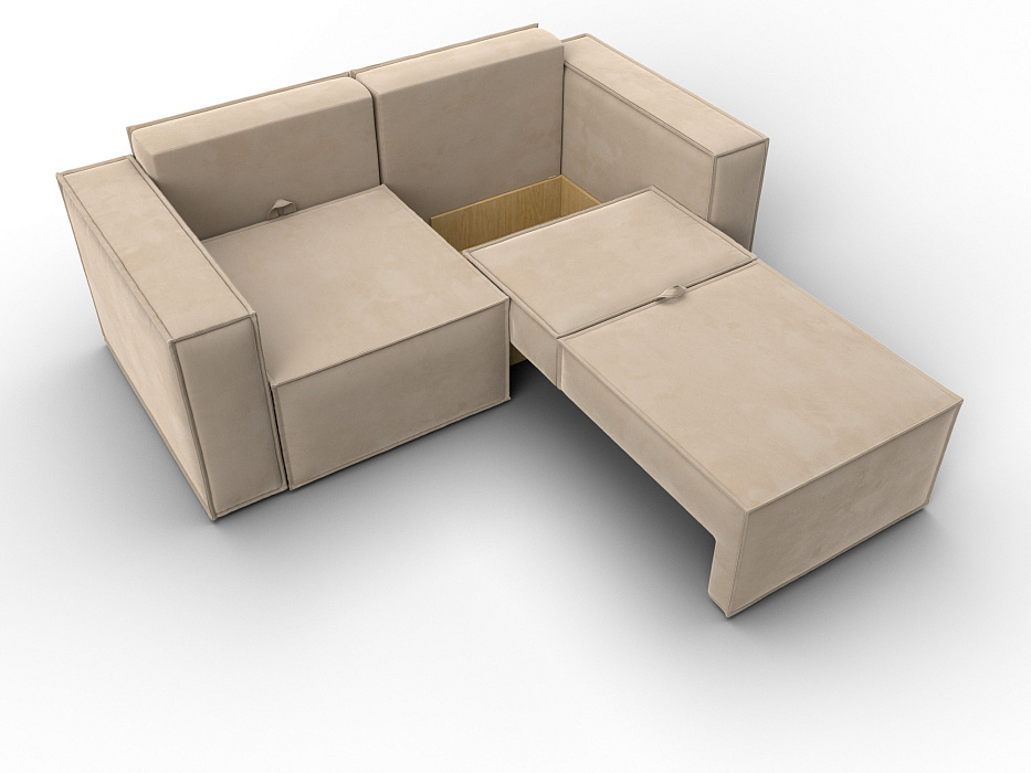 Диван прямой Куба мини (бежевый) Диван прямой Куба мини (бежевый)