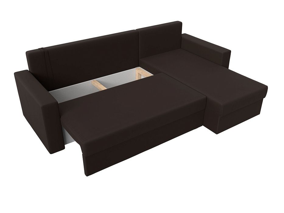 Диван угловой Траумберг Лайт правый угол (коричневый) Диван угловой Траумберг Лайт правый угол (коричневый)