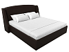 Интерьерная кровать Лотос 160 (коричневый цвет)