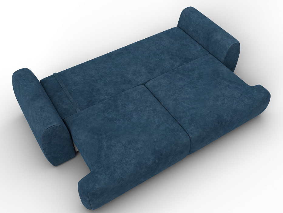 Диван прямой Лига-115 НПБ (brut 11 синий)