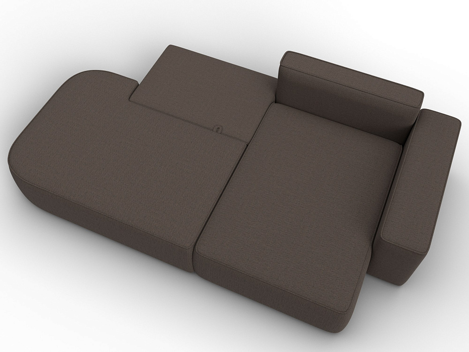 Диван угловой Лига-065 БП угол правый (амур 05 коричневый) Диван угловой Лига-065 БП угол правый (амур 05 коричневый)