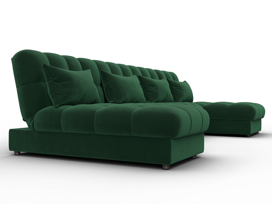 Диван П-образный Лига-116 НПБ (seven 626 зеленый)