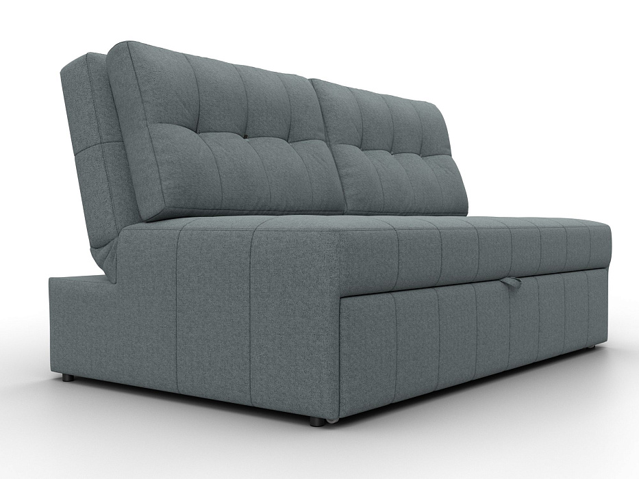 Диван прямой Лига-107 (140) (амур 07 серый)