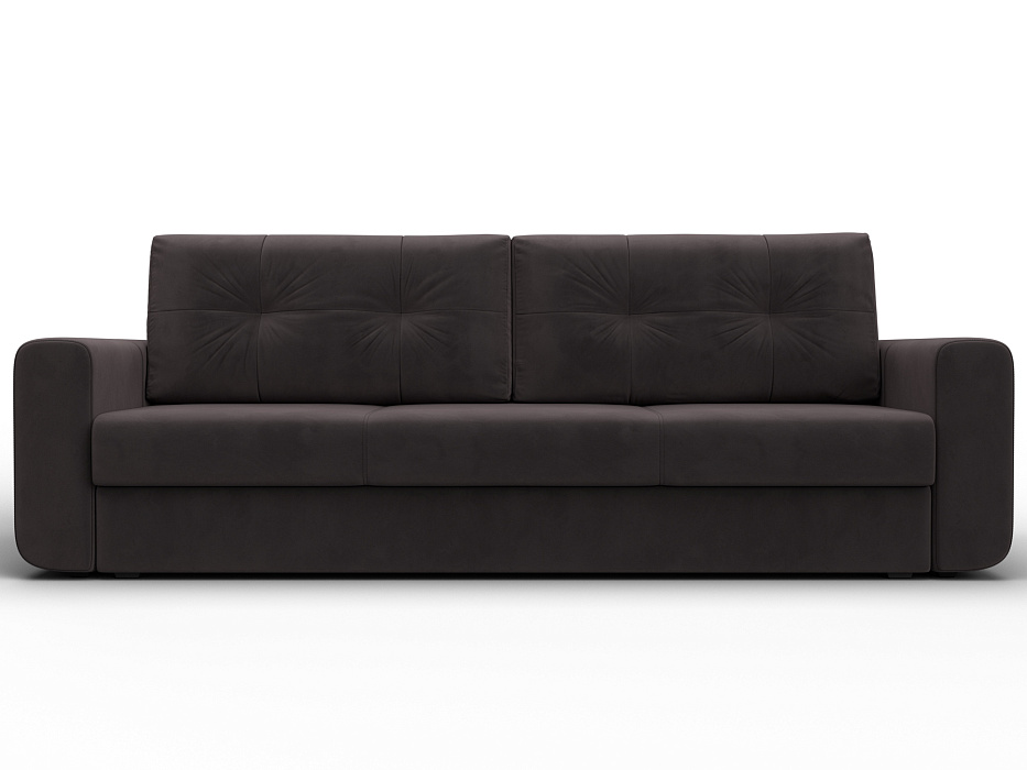 Диван прямой Лига-031 (коричневый)