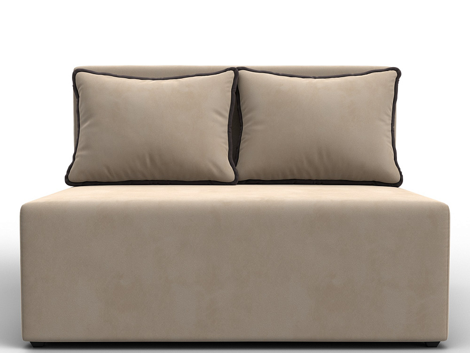 Диван прямой Лагуна (seven 729 бежевый;seven 727 коричневый)